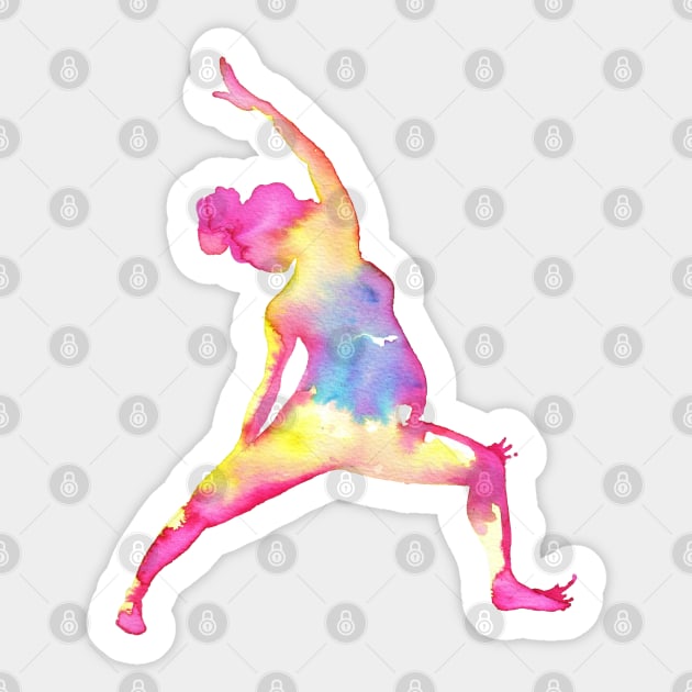 Yoga Mama Sticker by LaBellaCiambella